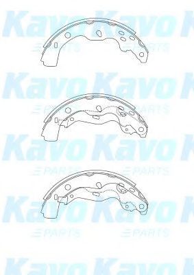 Комплект тормозных колодок KAVO PARTS BS-8936
