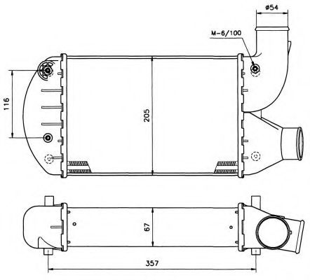 Интеркулер NRF 30134