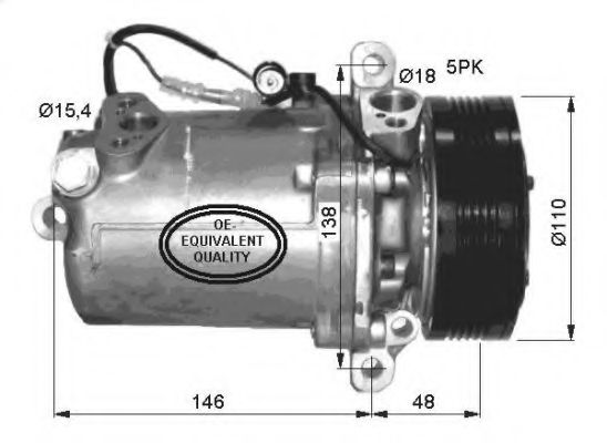 Компрессор, кондиционер NRF 32414