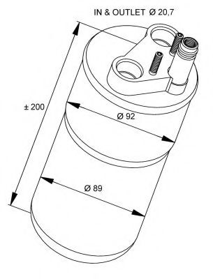 Осушитель, кондиционер NRF 33216