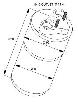 Осушитель, кондиционер NRF 33317