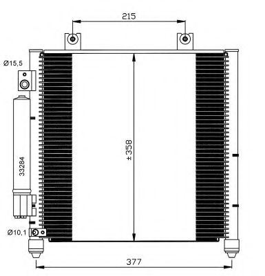 Конденсатор, кондиционер NRF 35637