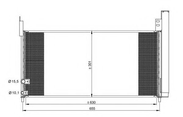 Конденсатор, кондиционер NRF 35863