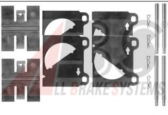 Комплектующие, колодки дискового тормоза CARRAB BRAKE PARTS 2072