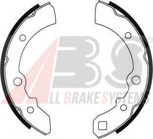 Комплект тормозных колодок A.B.S. 8511