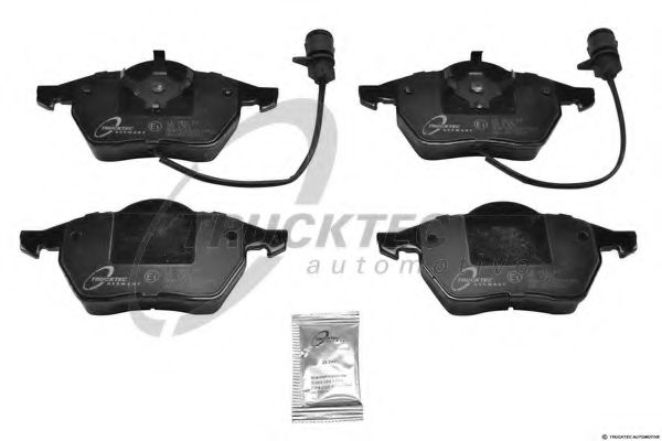 Комплект тормозных колодок, дисковый тормоз TRUCKTEC AUTOMOTIVE 07.35.109