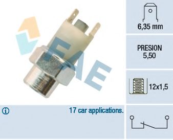Датчик давления масла FAE 18010