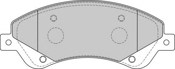 Комплект тормозных колодок, дисковый тормоз NECTO FD7272V