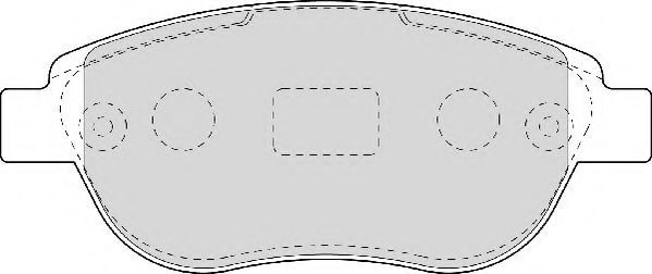 Комплект тормозных колодок, дисковый тормоз NECTO FD6948A