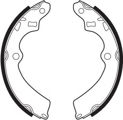 Комплект тормозных колодок NECTO N1436