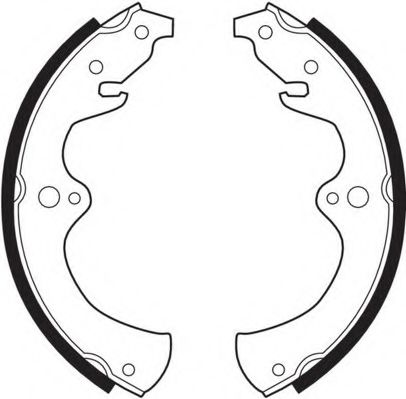 Комплект тормозных колодок NECTO N1439