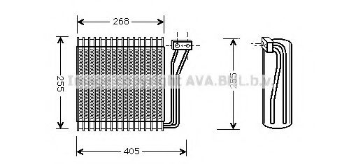 Испаритель, кондиционер AVA QUALITY COOLING CRV041