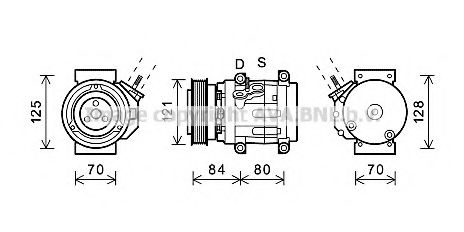 Компрессор, кондиционер AVA QUALITY COOLING CTK037