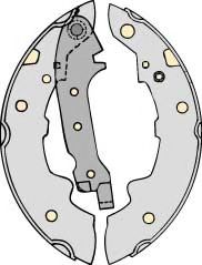 Комплект тормозных колодок MGA M557