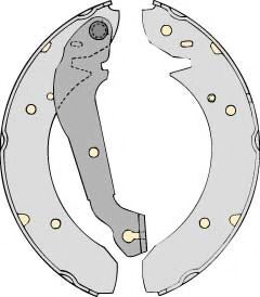 Комплект тормозных колодок MGA M612