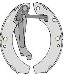 Комплект тормозных колодок MGA M621