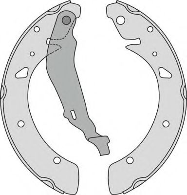 Комплект тормозных колодок MGA M792