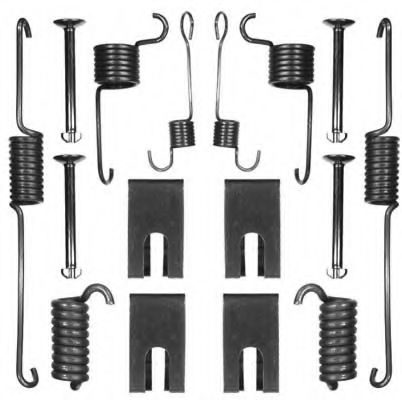 Комплект тормозов, барабанный тормозной механизм RAICAM 7326