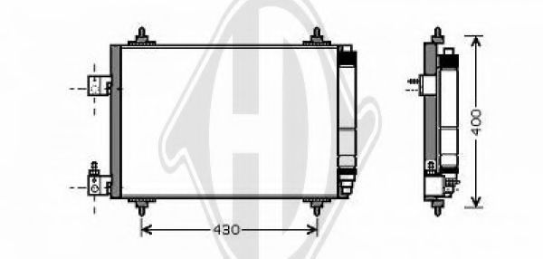 Конденсатор, кондиционер DIEDERICHS 8424300