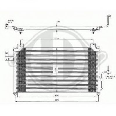 Конденсатор, кондиционер DIEDERICHS 8568000