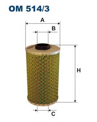Масляный фильтр FILTRON OM514/3
