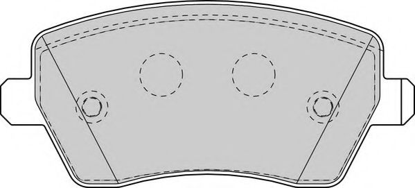 Комплект тормозных колодок, дисковый тормоз DURON DBP351617