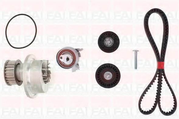 Водяной насос + комплект зубчатого ремня FAI AutoParts TBK156-3084