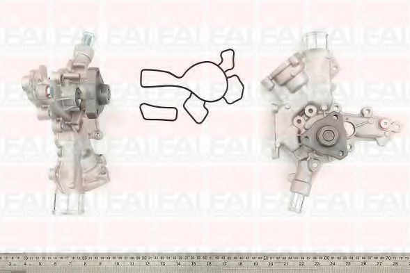 Водяной насос FAI AutoParts WP6205