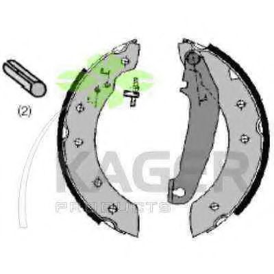 Комплект тормозных колодок KAGER 34-0044