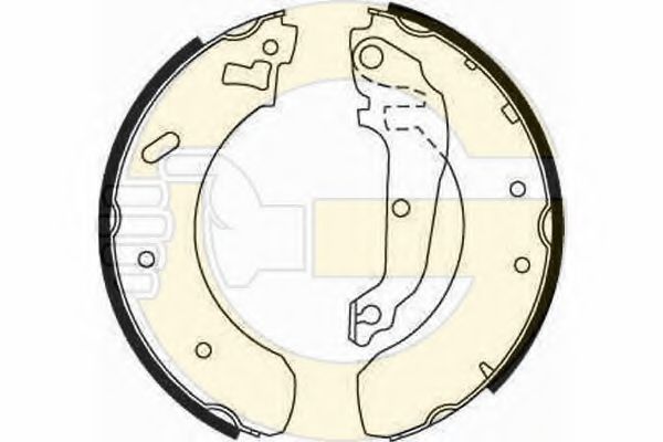 Комплект тормозных колодок GIRLING 5162151