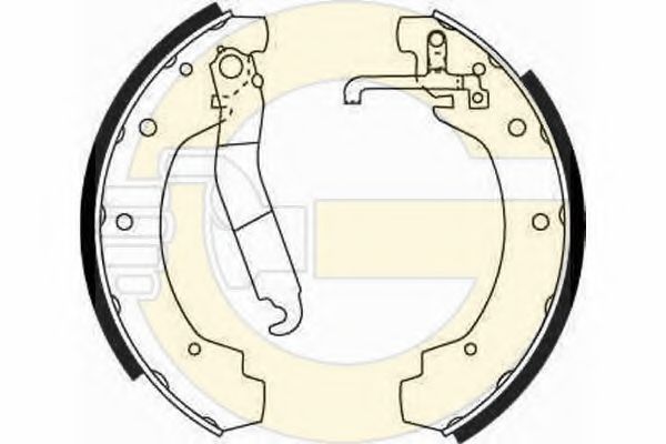 Комплект тормозных колодок GIRLING 5181519