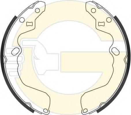 Комплект тормозных колодок GIRLING 5186949