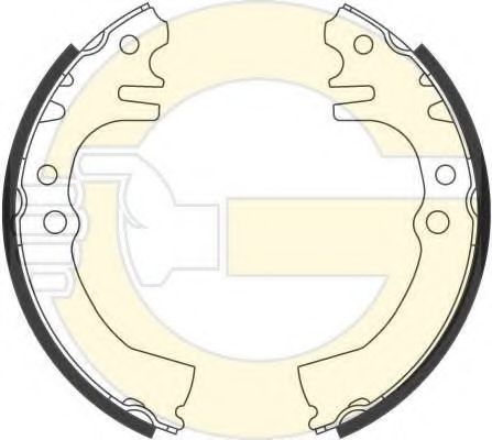 Комплект тормозных колодок GIRLING 5186999