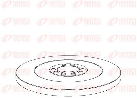 Тормозной диск KAWE NCA1031.10