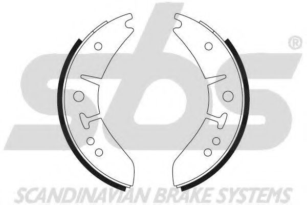 Комплект тормозных колодок sbs 18492799005