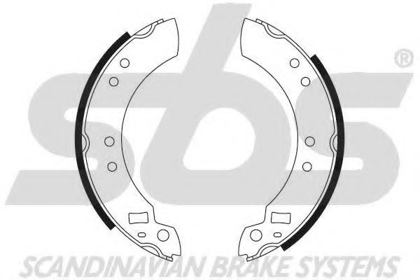Комплект тормозных колодок sbs 18492799280