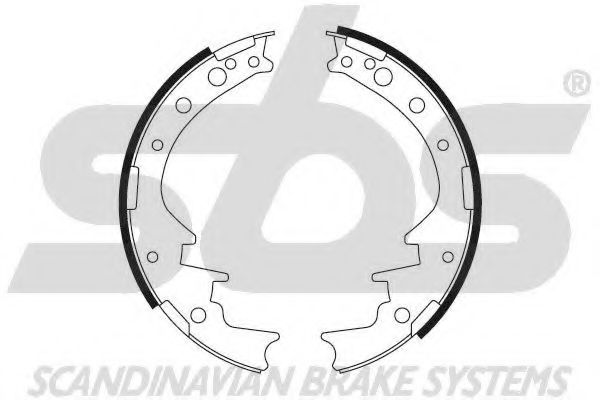 Комплект тормозных колодок sbs 18492745377