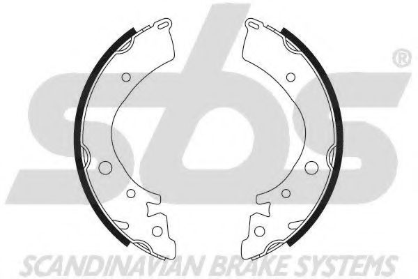 Комплект тормозных колодок sbs 18492726402