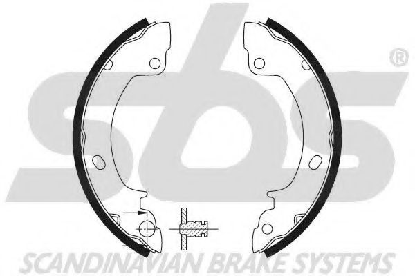Комплект тормозных колодок sbs 18492734529