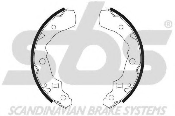 Комплект тормозных колодок sbs 18492751683