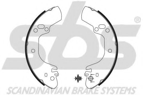 Комплект тормозных колодок sbs 18492736726