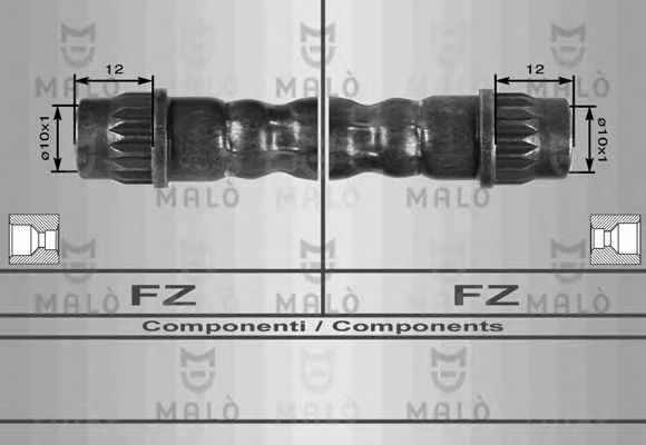 Тормозной шланг MALÒ 8495