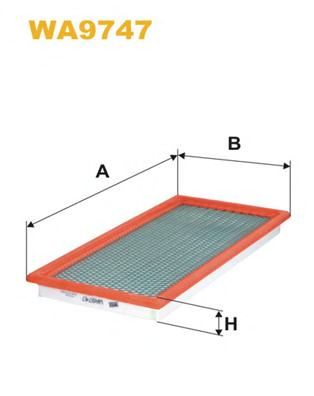 Воздушный фильтр WIX FILTERS WA9747