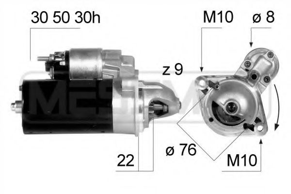 Стартер MESSMER 220457