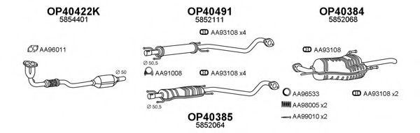 Система выпуска ОГ VENEPORTE 400065