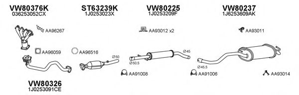Система выпуска ОГ VENEPORTE 800466