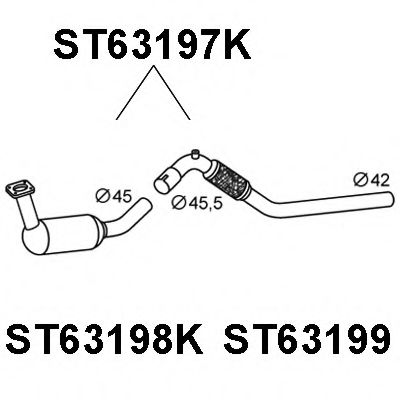 Катализатор VENEPORTE ST63197K