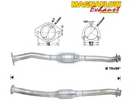 Катализатор MAGNAFLOW 80967D