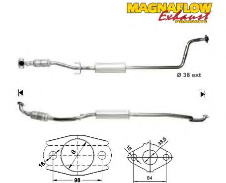 Катализатор MAGNAFLOW 78006