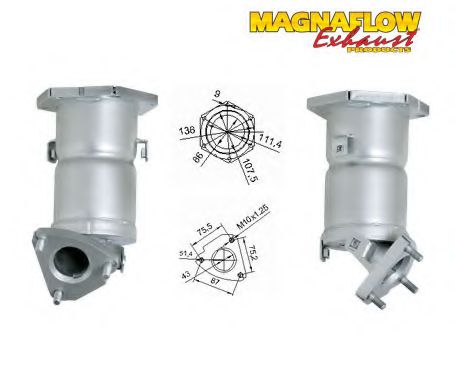 Катализатор MAGNAFLOW 75604